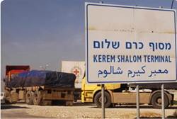 Crossing at Kerem Shalom