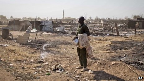 South Sudan towns found looted