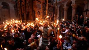 Lights from Christs tomb