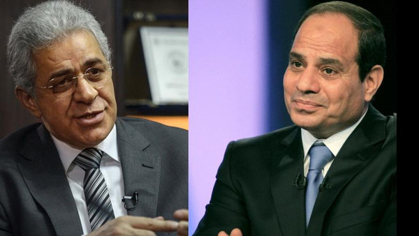 Former army chief R contends with leftist politician Hamdeen Sabbahi in a vote Sisi is largely expected to win. AFP