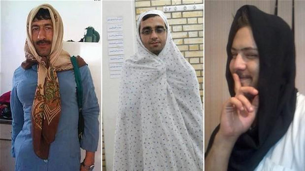 Photos appear to be mocking Iranian women who have recently gone hijab-free. Photo-Mens Stealthy Freedoms- Telegraph