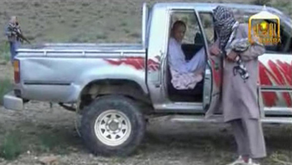 Dramatic footage of Talibans handover of army sergeant Bowe Bergdahl to U.S. forces after five years in captivity. Reuters