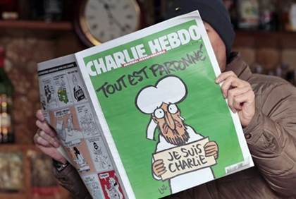 Cover of latest issue of Charlie HebdoReuters