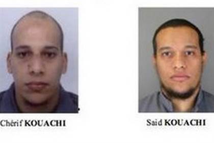 Prime suspects- Cheir and Said Kouachi - French police