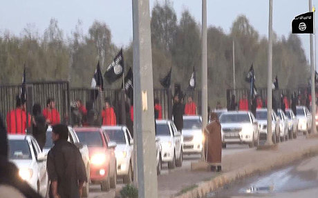 Kurdish Fighters Paraded in Cages