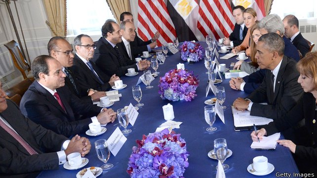 Obama met Al-Sisi